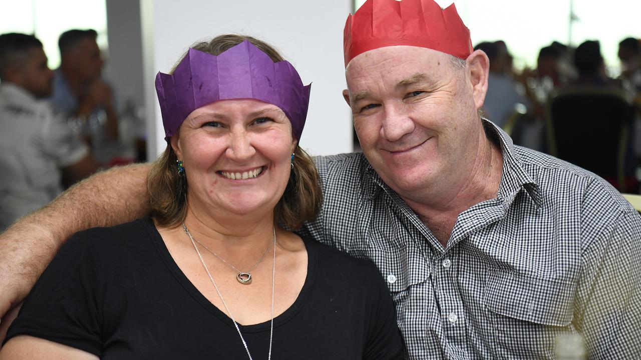 Jody Lee and Cameron Wood enjoy Christmas lunch at Silks. Picture: (A)manda Parkinson