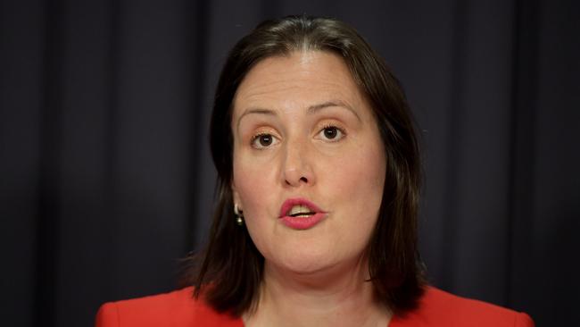 Former Financial Services Minister Kelly O’Dwyer was in favour of change to allow courts to claw back suspicious payments made into superannuations by criminals. Picture: Tracey Nearmy/Getty Images