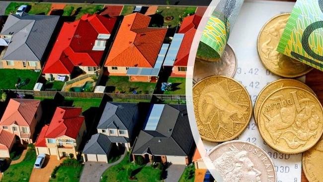 Homes, real estate, property, interest rates, ratepayers, rates, money, cash. Generic image.