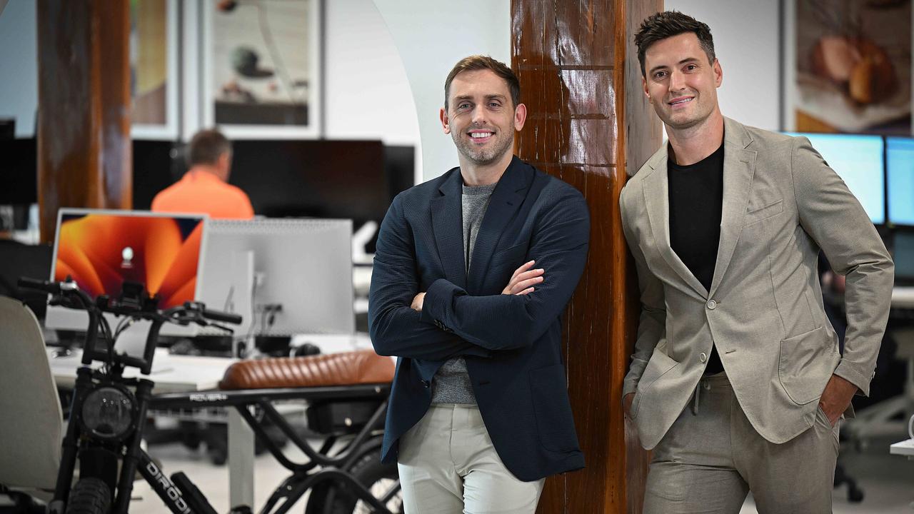 Xrecruiter co-founders and owners Blake Thompson and Declan Kluver.