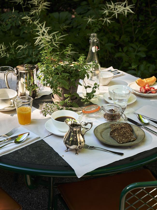 Guests can dine outdoor in the summer gardens. Photo: Supplied