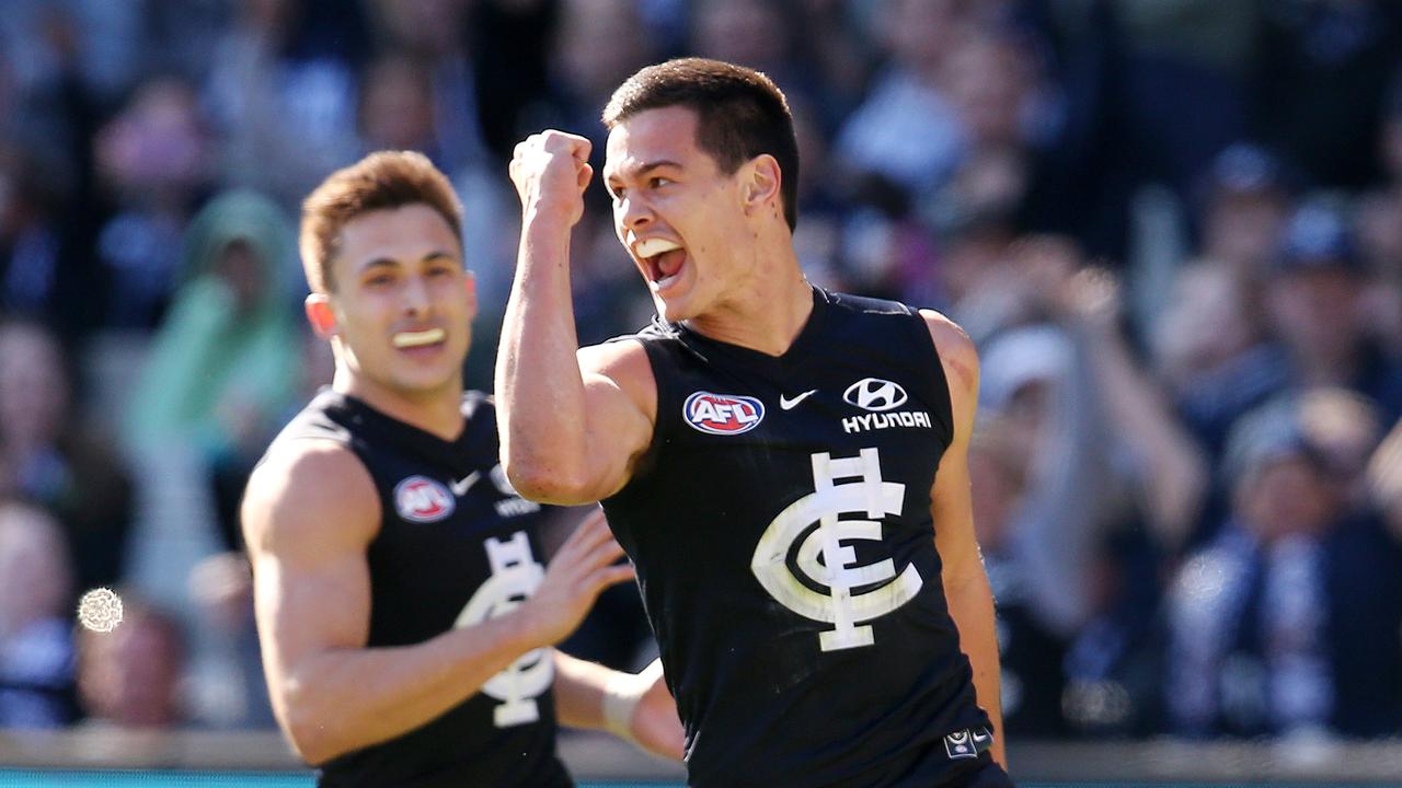 Jack Silvagni has re-signed at Carlton. Picture: Michael Klein