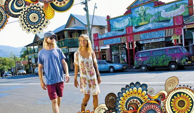 A promotional image from Lismore City Council's new Nimbin marketing campaign. Photo Contributed. Picture: Contributed