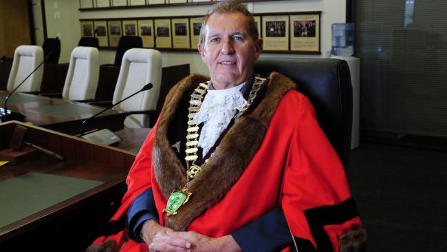 Tea Tree Gully Mayor Kevin Knight at the council chambers. Picture: Mark Brake