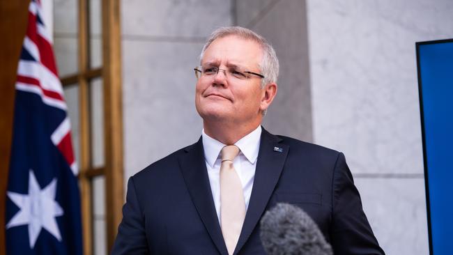 Prime Minister Scott Morrison has backed a ‘no jab no play’ approach for the flu shot. Picture: Getty Images.