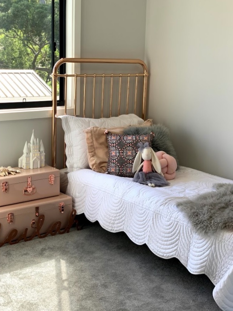 Leilah's bedroom is a little princess's dream. Picture: Instagram / LittleStrongHome