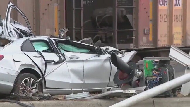 Car Hits Train During Police Pursuit Killing The Driver | News.com.au ...