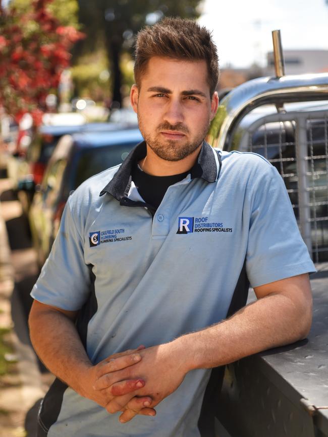 Joel Day thinks the tax cuts will make a “significant difference” for plumbers. Picture: Tony Gough