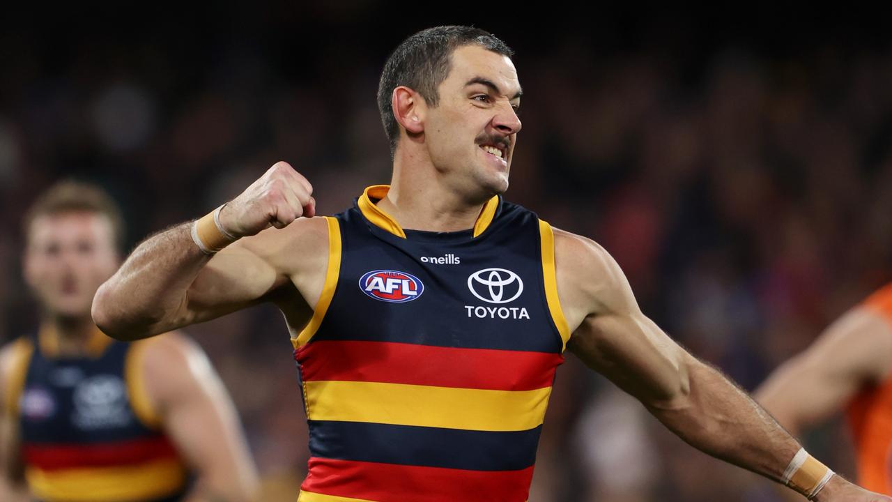 Taylor Walker is in career-best form for the Crows. Picture: Sarah Reed/AFL Photos via Getty Images