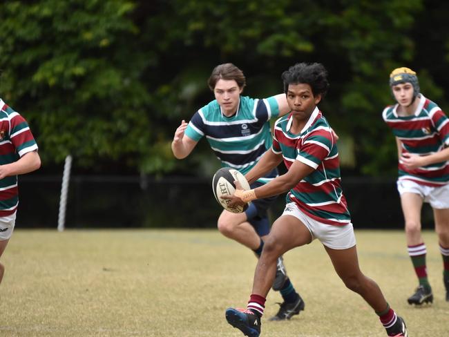 Scott Taat against Matthew Flinders' 1st XV (Photo: Scots PGS)