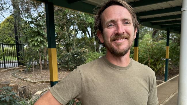 Voter Robert Moore at Bangalow Public School. Picture: Savannah Pocock/NewsLocal