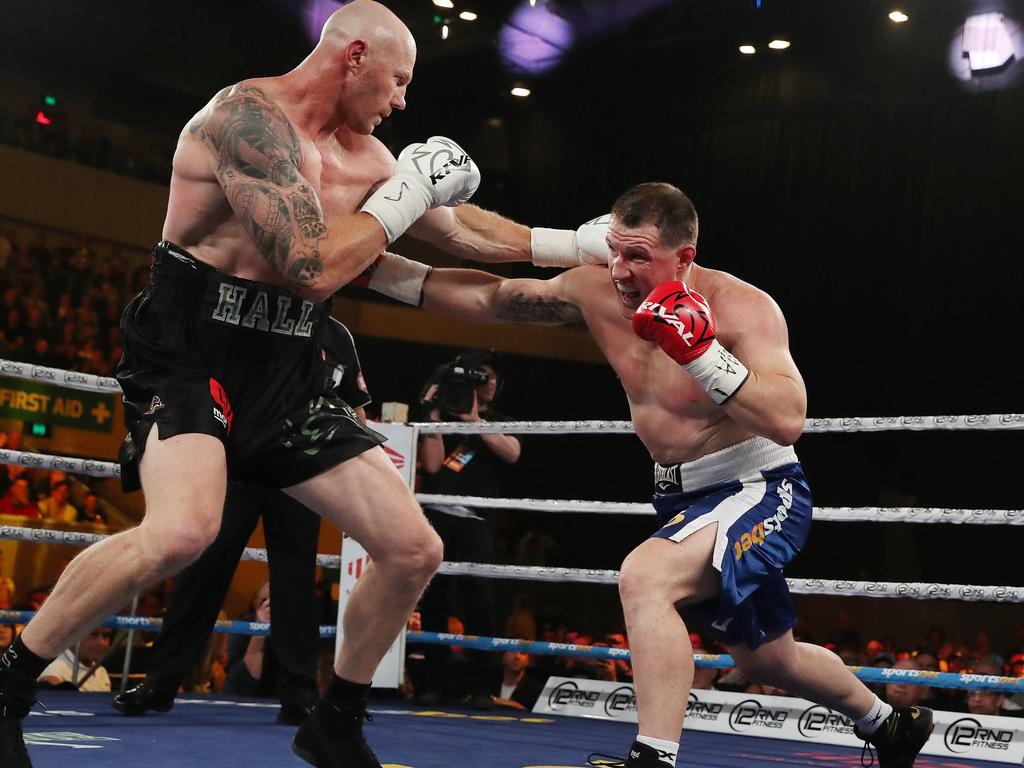 Gallen was more active but did Hall land the cleaner punches?