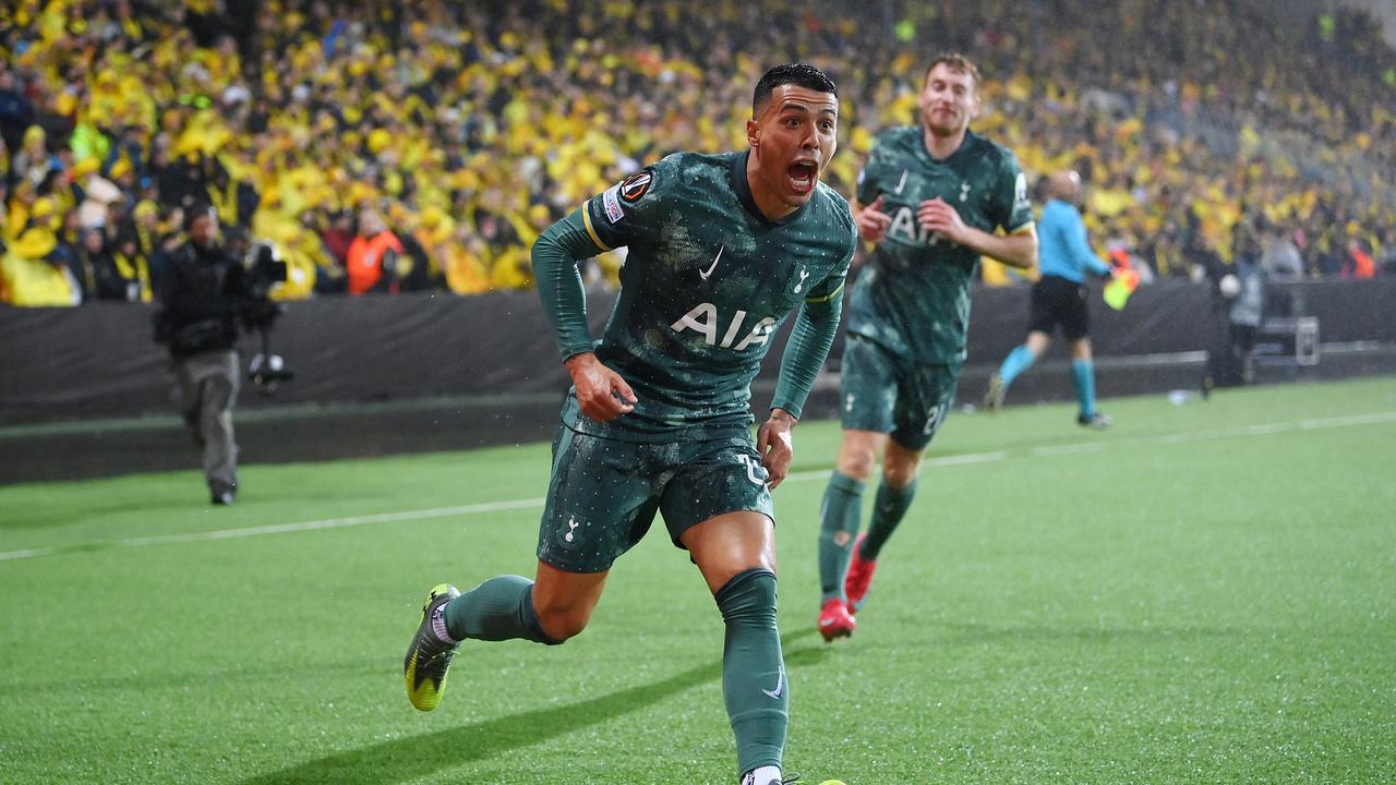 Pedro Porro scored an absolute worldie.. (Photo by Justin Setterfield/Getty Images)