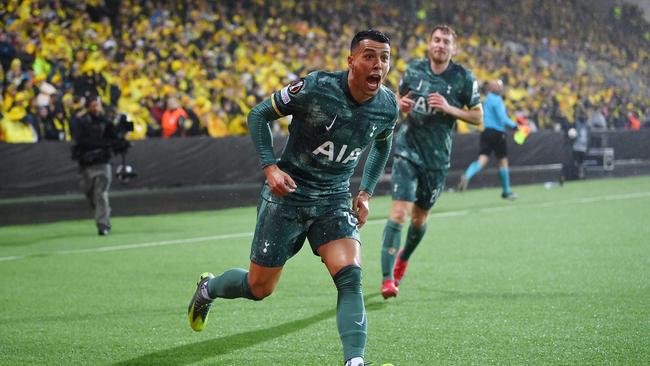 Pedro Porro scored an absolute worldie.. (Photo by Justin Setterfield/Getty Images)