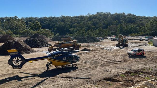 The boy was taken to The Children’s Hospital at Westmead in a serious condition. Supplied: CareFlight