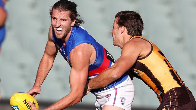 Bulldogs captain Marcus Bontempelli. Picture: Sarah Reed