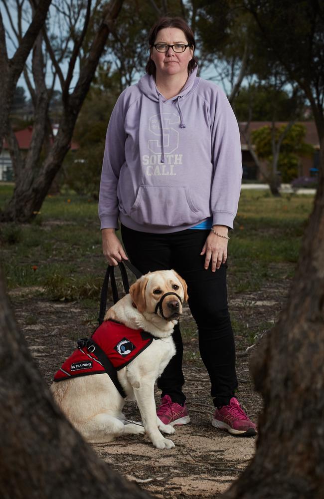 Park owner Alan Rowett said service and companion dogs were always accepted as long as owners had certification via the SA Dog and Cat Management Board. Picture: MATT LOXTON