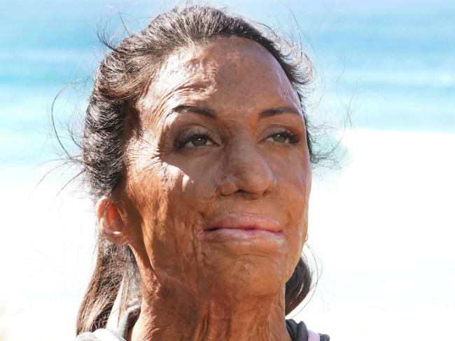 Turia Pitt training for the 2019 Kathmandu Coast to Coast event Picture: Andy Baker