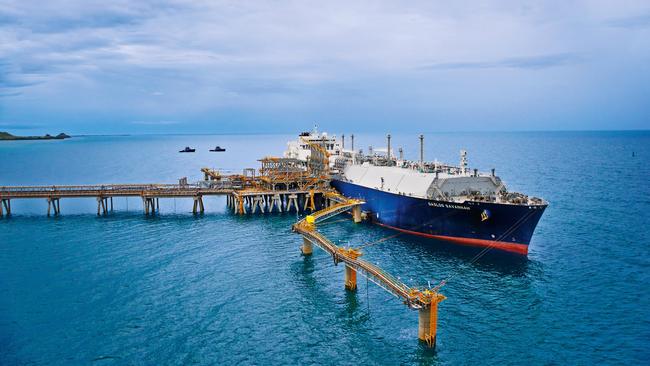 PNG LNG Project export jetty near Port Moresby.