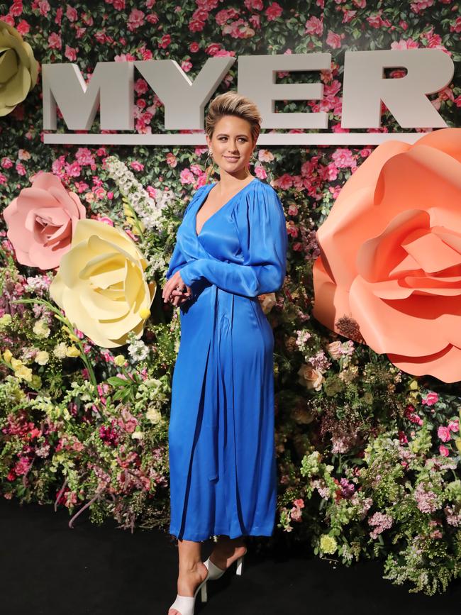 Myer’s Spring event where Jesinta Franklin attended in style. Picture: Alex Coppel