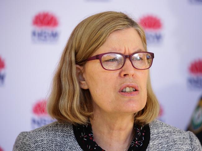 SYDNEY, AUSTRALIA - NewsWire Photos JULY 05, 2021:NSW Chief Health Officer Dr Kerry Chant addresses the media with an update on COVID-19 in Sydney Australia. Picture: NCA NewsWire / Gaye Gerard