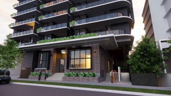 Concept designs of a proposed 13-storey apartment at 17 Cleveland St, Stones Corner. Picture: Supplied