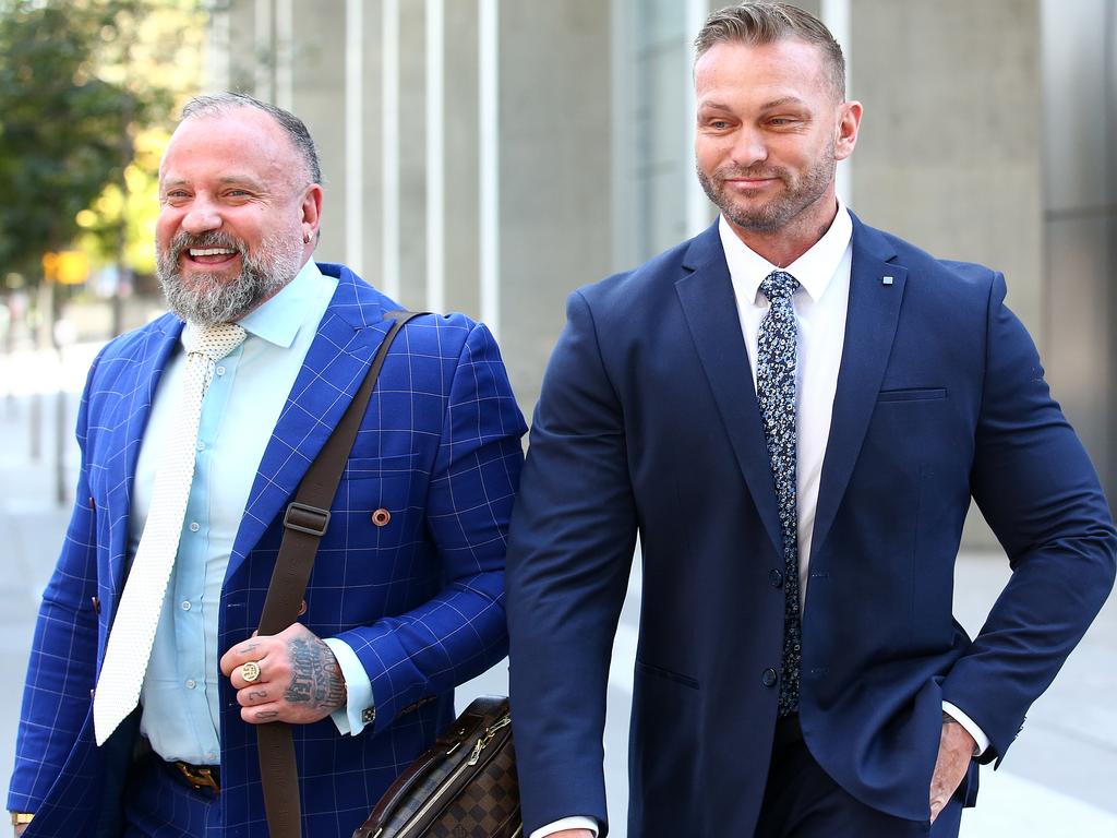 Garry Turner (right) with lawyer Campbell MacCallum at a recent court appearance