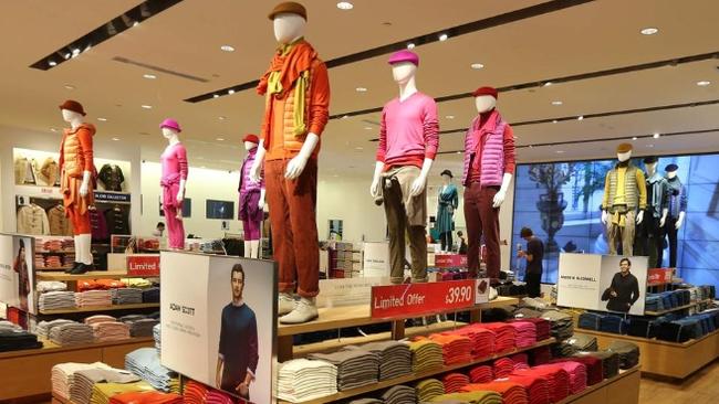 Uniqlo is coming to Frankston's Bayside Centre with the store expected to open this Spring. Picture: Supplied