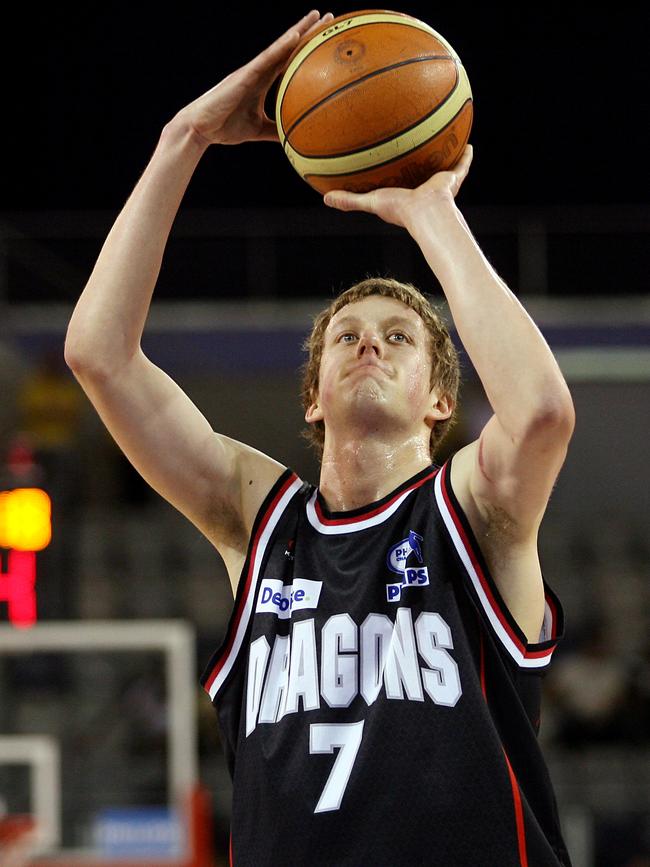 Joe Ingles as a teen with the now defunct South Dragons.