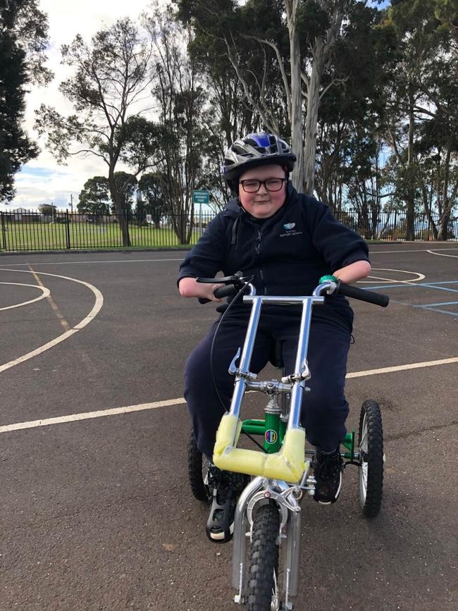 Matty Dunn and his grandmother Cheryll Opperman are sharing their story in a bid to raise awareness about bone marrow failure syndromes. Picture: Supplied.