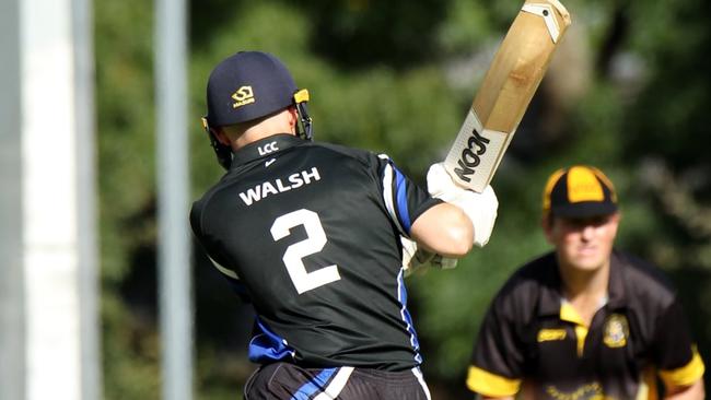 Walsh spearheaded the batting for the Beavers this season. Picture: Field of View Sports Photography