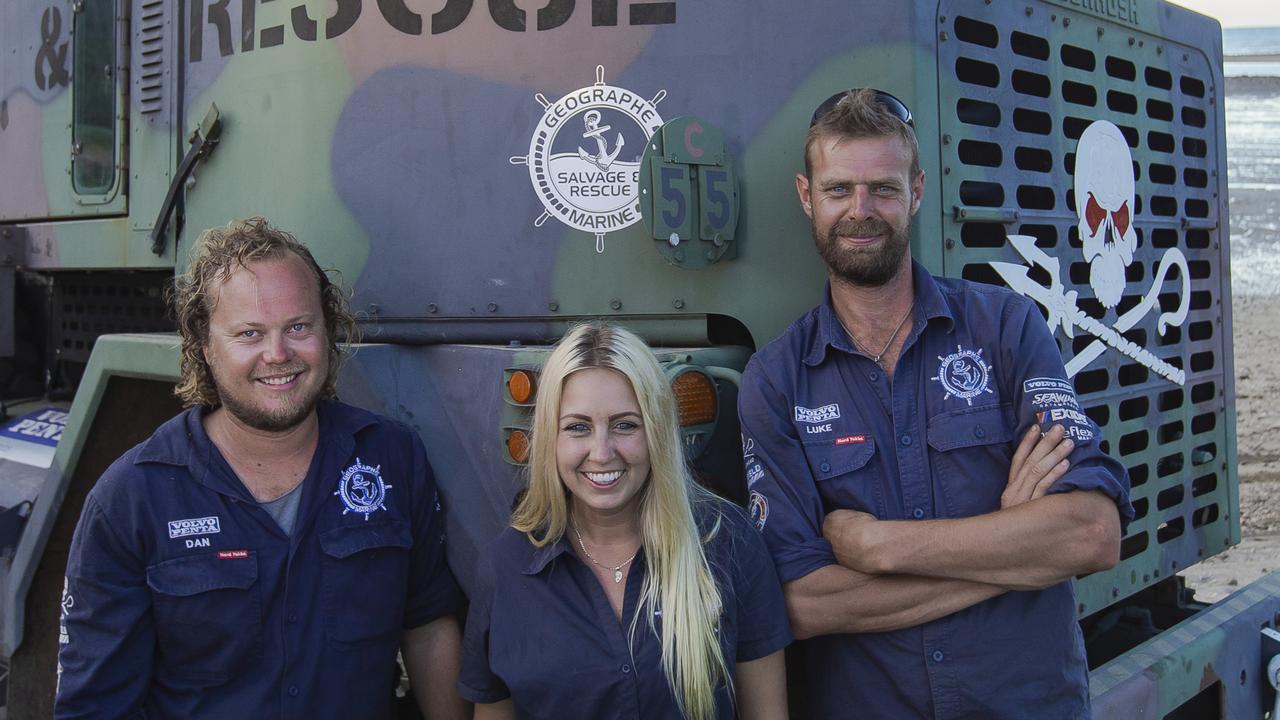 Aussie Salvage Squad filmed at Airlie Beach after Cyclone Debbie The Courier Mail