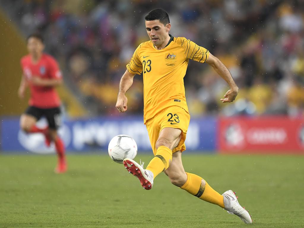 Tom Rogic appears to have overcome his injury and will be available to play in the Asian Cup. Picture: Getty Images