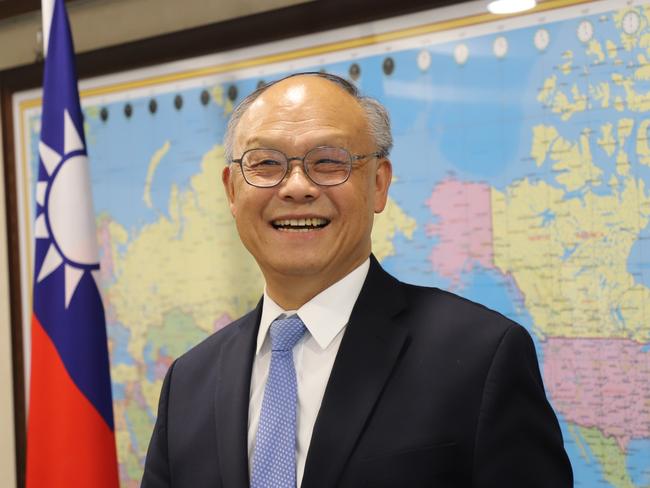 Taiwanese Trade Minister John Deng, taken in his office in Taipei.Picture: Rosaline Walters