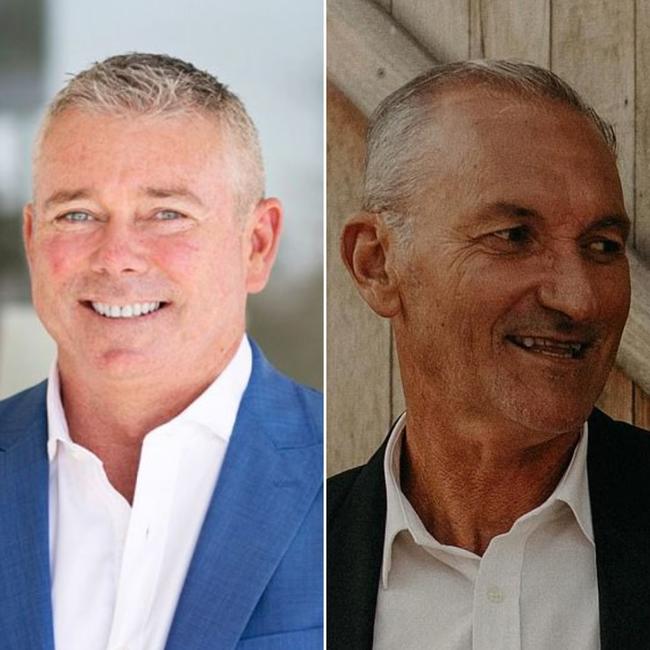 Miami surfer Nick Slater (left) was fatally mauled by a great white shark at Greenmount Beach on September 8 (the first attack on the Coast in more than 60 years), while Tugun surfer Rob Pedretti was killed by a great white near Kingscliff on June 7.