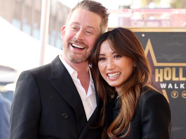 Culkin and partner Brenda Song. Picture: Amy Sussman/Getty Images