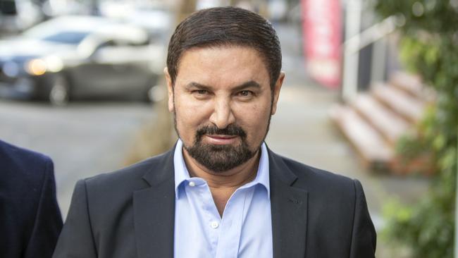 11-07-2022 – High profile property developer Jean Nassif leaving Burwood Local Court after serious assault allegations are dismissed because alleged victim Nisserine Nassif, his wife, is in Lebanon. Picture: Liam Mendes / The Australian