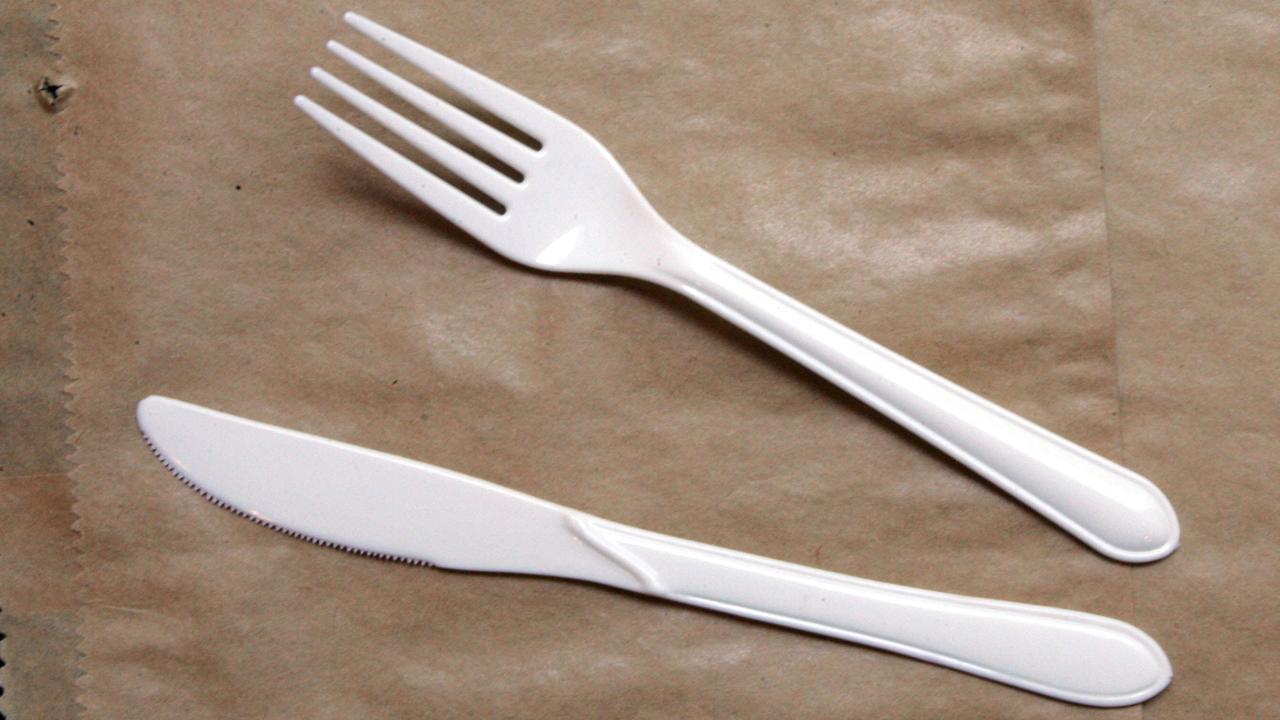 Plastic cutlery will be replaced with sustainable alternatives.