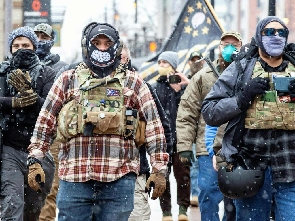 Photos Show Far-right Extremists Boogaloo Boys Protesting At US State ...