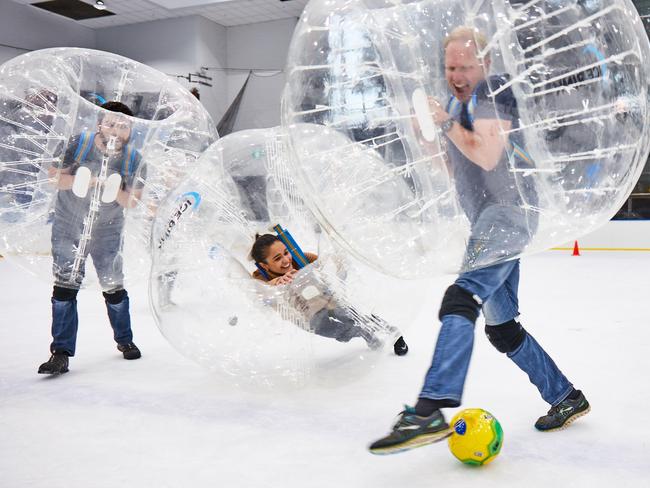 Macquarie Ice Rink is a popular place for Christmas parties and corporate team-building events. Picture: Supplied