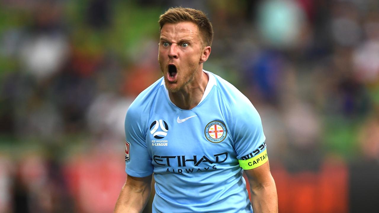 Melbourne City threw away a two-goal lead against league leaders Perth Glory.