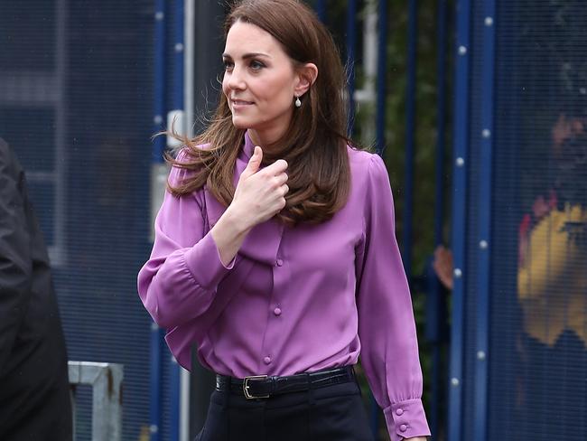 However some people believe the Duchess wore it this way to make a statement. Picture: Neil Mockford/GC Images