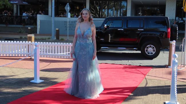 Urangan State High School students celebrating their formal.