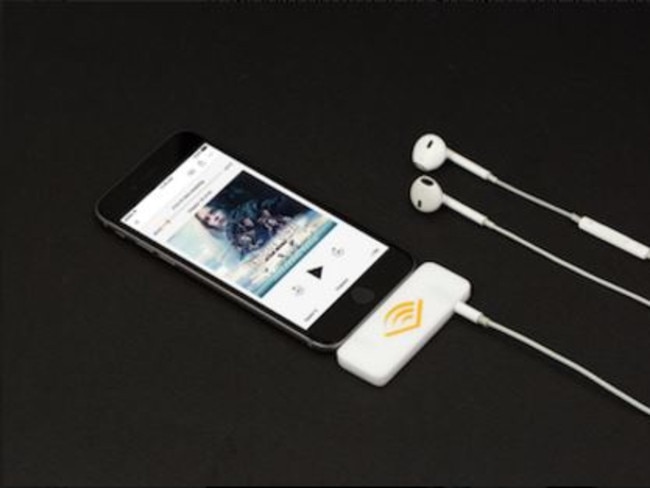 The Tap and Sniff option from Audible Australia. Picture: Supplied