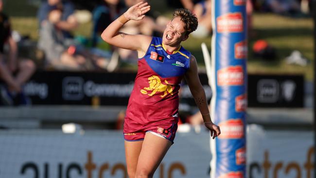 Dakota Davidson equalled her career-best with four goals. Picture: Russell Freeman/AFL Photos via Getty Images