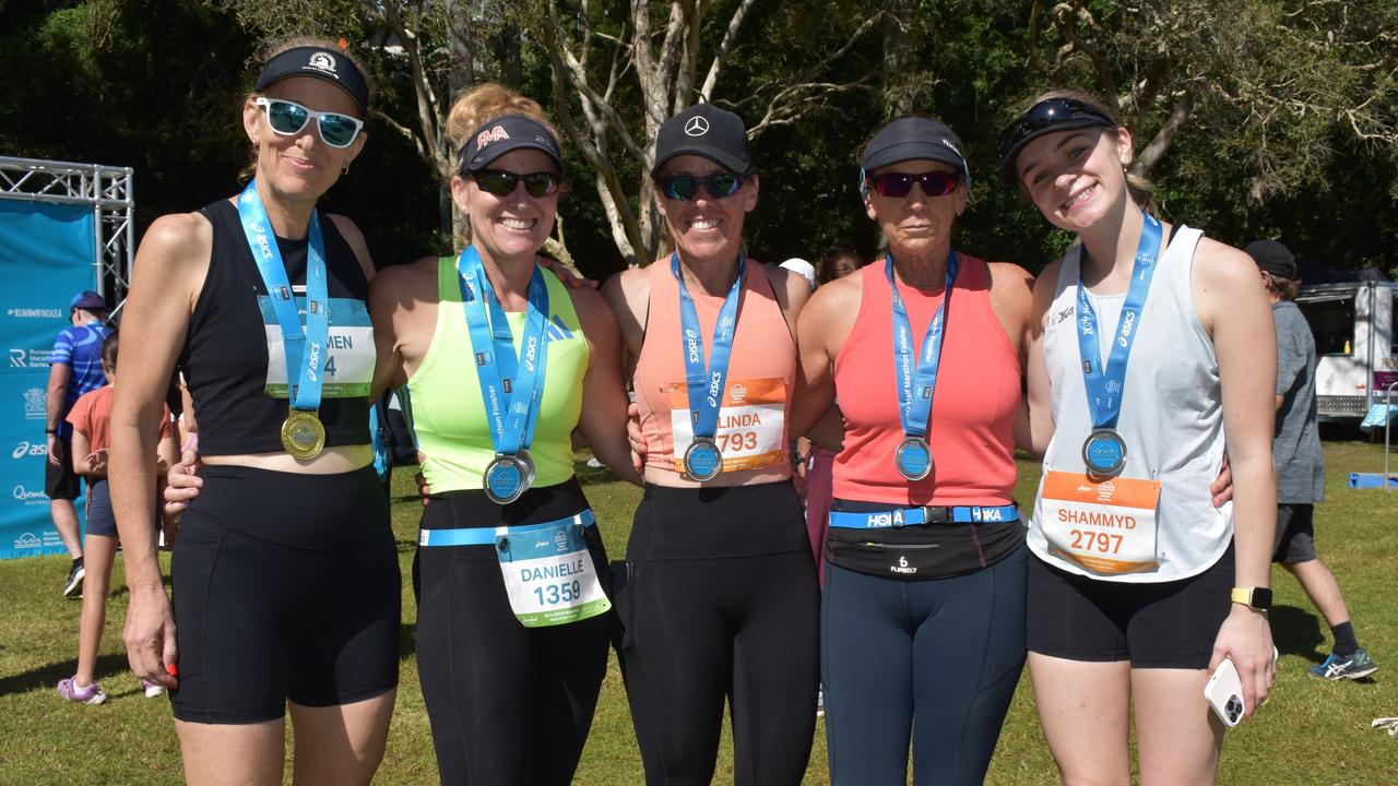 Sammy Davies, Belinda Davies, Danielle Willard, Carmen Barton and Leanne Mitton