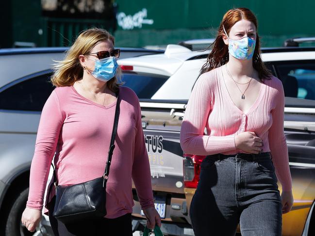 SYDNEY, AUSTRALIA -AUGUST 01 2020:Some customers at the Manly Harris Farm store seen wearing masks. Harris farm management sent out an email to all customers to wear face masks when shopping at the stores, in Sydney Australia on AUGUST 01 2020. Photo: NCA/ NewsWire Gaye Gera