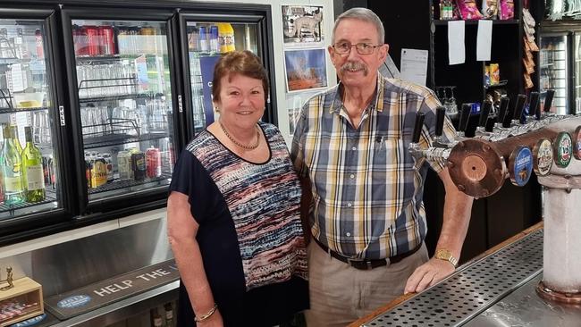 Don Parmenter and wife Sally bought Royal Hotel at Tiaro a year ago.