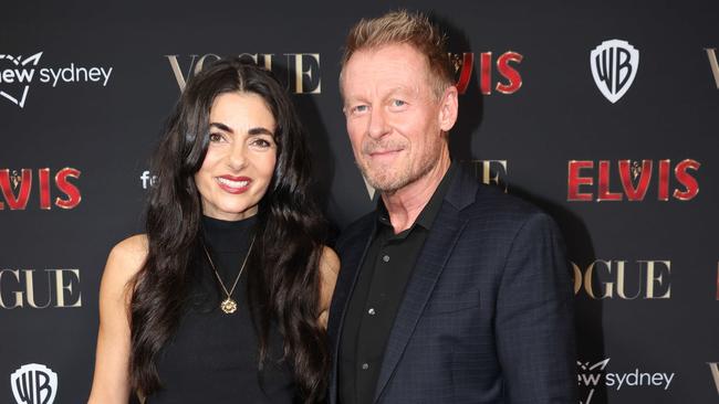 Colloca with husband Richard Roxburgh. Picture: Damian Shaw