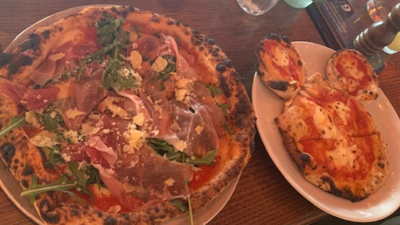 The pizzas at Felon Brewing Co. Picture: News Corp